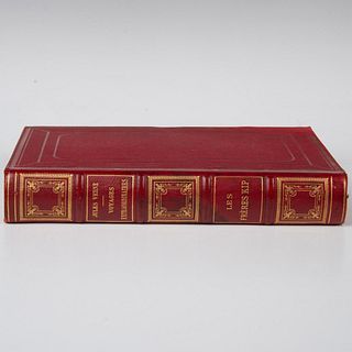 Jules Verne, Les Freres Kip, Aux Harpons, Red Cover