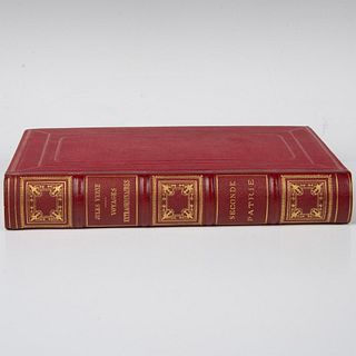 Jules Verne, Seconde Patrie, Aux Harpons, Red Cover