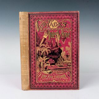 Jules Verne, Une Ville Flottante/3 Russes, A L'Obus, Fushia