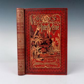 Jules Verne, Capitaine Hatteras, A L'Obus, Red Cover