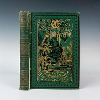 Jules Verne, Cinq Semaines en Ballon, A L'Obus, Green Cover