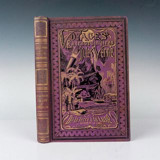 Jules Verne, De La Terre A La Lune, A L'Obus, Purple Cover