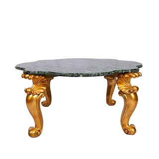 French Baroque Style Marble Coffee Table