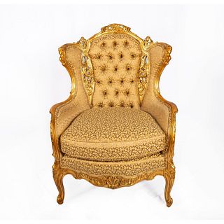 French Baroque Louis XIV Style Armchair