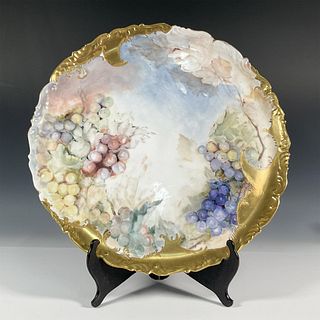Tressemanes & Vogt Porcelain Limoges Gilded Centerpiece Tray