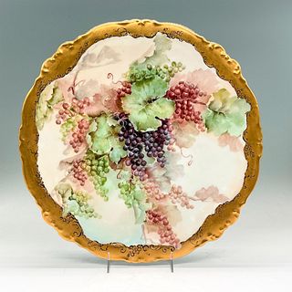 Limoges Decorative Charger, Grapes