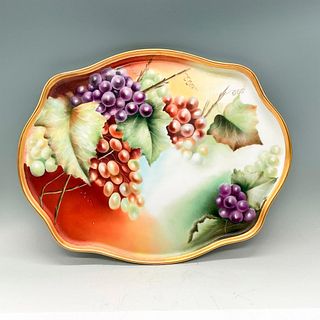 W.G. & Co. Limoges Porcelain Tray, Grapes