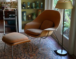 Eero Saarinen for Knoll, Womb Chair & Ottoman