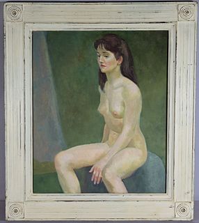 Raphael Soyer (New York, 1899 - 1987) Seated Nude