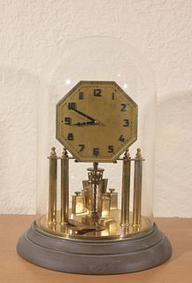 Art Deco Skeleton Clock