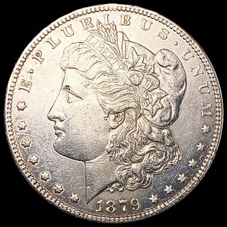 1879-S 7TF Rev 78 Morgan Silver Dollar NEARLY UNCI