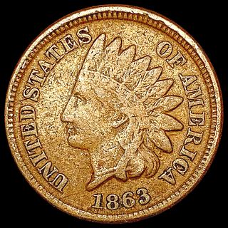 1863 Indian Head Cent NICELY CIRCULATED