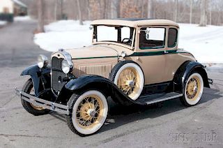 1931 Ford Model A Deluxe Five-window Coupe