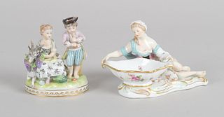 Two Pieces of German Porcelain Including Meissen