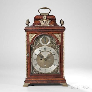Thomas Gardner Mahogany Table Clock