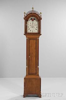 Maurice O'Connell Inlaid Mahogany Tall Clock