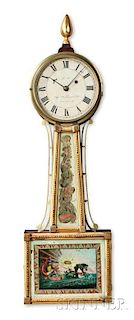 Aaron Willard Jr. Mahogany Patent Timepiece or "Banjo" Clock