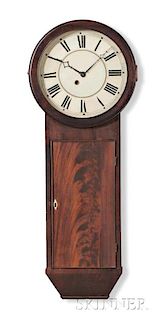 S.B. Terry Mahogany Tavern Clock