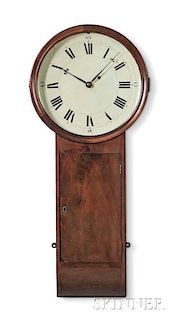 Willard School Mahogany Tavern Clock Attributed to Abel Stowell