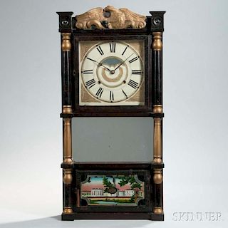 Birge, Mallory & Co. Triple-decker Shelf Clock