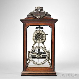 Standard Box Skeleton Clock by Ithaca Calendar Clock Company
