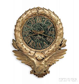 E. Howard & Company Custom Order Carved and Gilded Gallery Clock