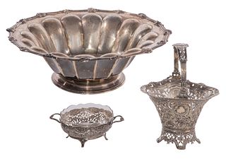 Emile Hugo French Silver Footed Bowl