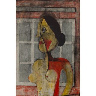 Rufino Tamayo (Mexican, 1899-1991) 'Retrato de Mujer' Lithograph