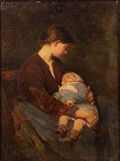 Attributed to Elizabeth Nourse (American, 1860-1938) Oil on Canvas