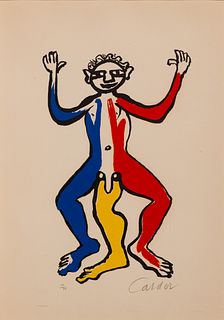 Alexander Calder (American, 1898-1976) 'Un Patriote' Lithograph