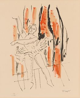 Fernand Leger (French, 1881-1955) 'La Danseuse' Lithograph