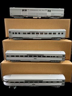 Group of 4 HO Chesapeake and Ohio Model Train Cars 1403 1610 1668 Wolverine