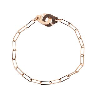 Dinh Van Menottes R10 18k Rose Gold Handcuffs Paperclip Bracelet