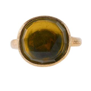Marco Bicego Jaipur 18k Gold Citrine Ring
