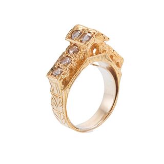Nardi 18k Gold Diamond The Moor of Venice Ring
