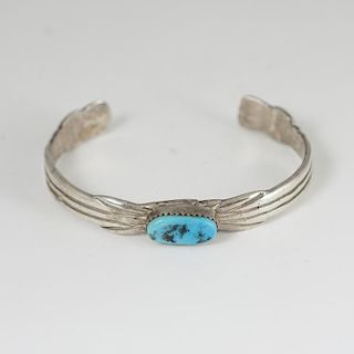 Southwestern Silver and Small Stone Bracelets