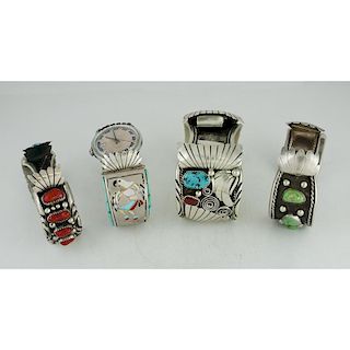 Assorted Navajo Silver Cuff Watch Bands