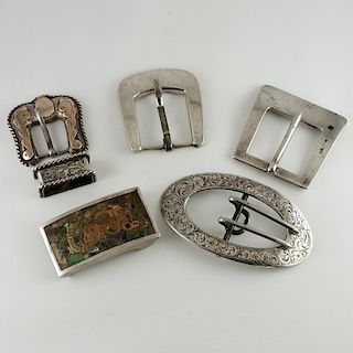 Mexican Silver Belt Buckles