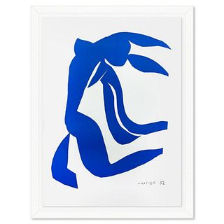 Henri Matisse 1869-1954 (After), "La Chevelure" Framed Limited Edition Lithograph with Certificate of Authenticity.
