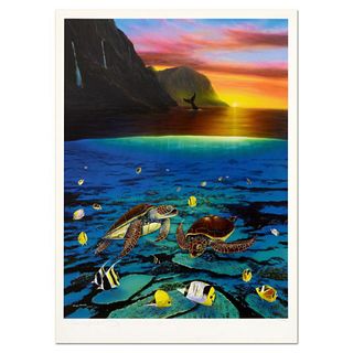 Wyland, "Ancient Mariner" Limited Edition Lithograph, Numbered and Hand Signed with Certificate of Authenticity.