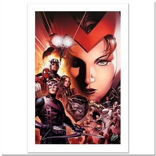 Stan Lee Signed, Marvel Comics "Avengers: The Children's Crusade #6" Limited Edition Canvas, Numbered 3/99 with Certificate of Authenticity.