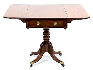 A Regency Mahogany Drop-Leaf Sofa Table