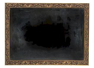 A Victorian Bronze Mirror Height 20 x width 27 inches.