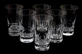 A Set of Twelve Everyday Baccarat Highballs Height 5 1/2 inches.