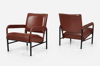 Jacques Adnet, Lounge Chairs (2)