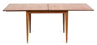 Hans Wegner (Danish, 1914-2007), POSSIBLY ANDREAS TUCK, 1950s, extension dining table, with double hinges