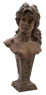 Cering Melilli, (French, 19th Century), Bust of a Young Female