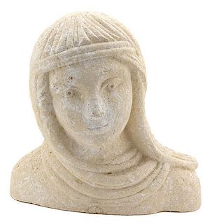 Artist Unknown, (20th Century), Bust of the Virgin Mary