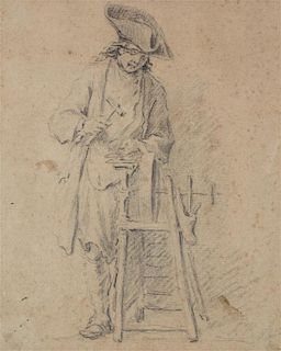 After Francois Boucher, (French, 18th century), A Study of the Transient Cobbler