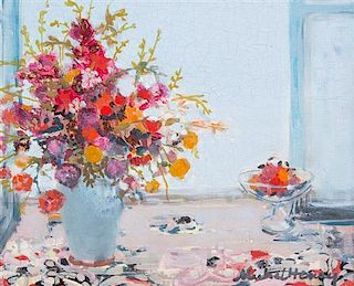 Michel Henry, (French, b. 1928), Bouquet Rouge